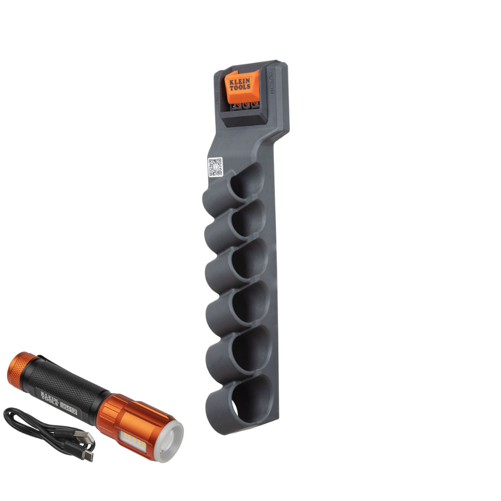 Klein Tools Socket Storage Module for Klein Bucket Work Center with Free Flashlight from GME Supply